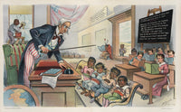 School Begins poster print by Louis Dalrymple, 1899 artwork