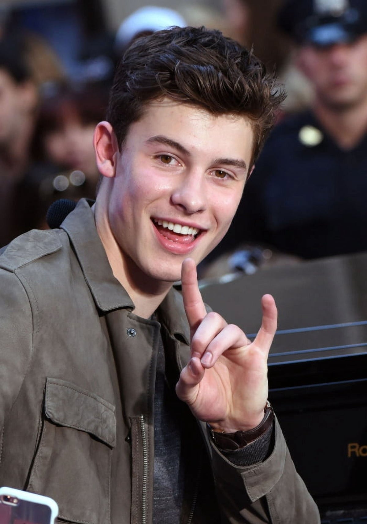 Shawn Mendes live performance photo from NBC Today Show concert on July 8, 2016.