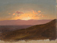 Looking Across the Hudson Valley Art Print by Frederic Edwin Church