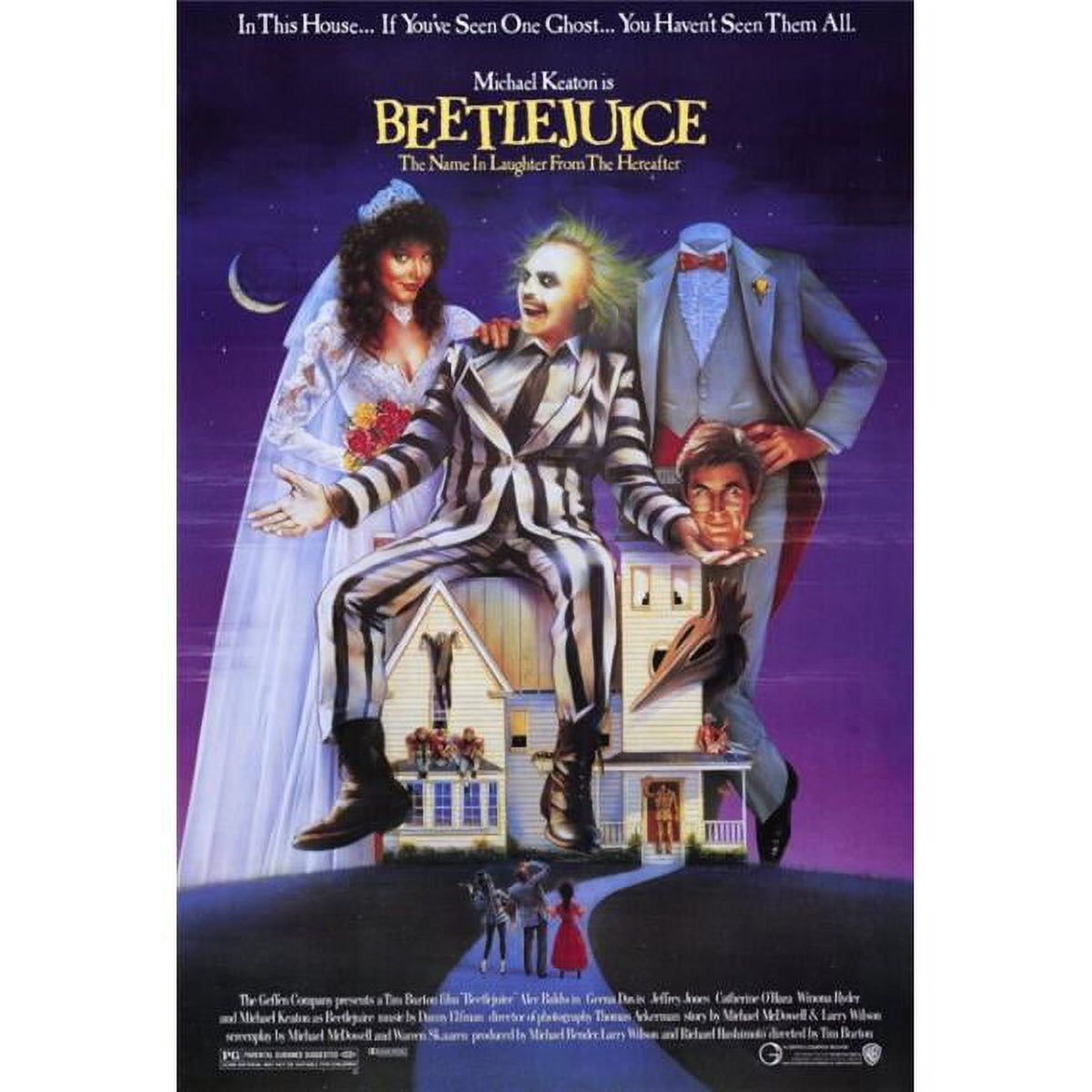 Beetlejuice Movie Poster Print - 27x40 inch vibrant artwork.