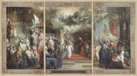 Le Couronnement de Charlemagne art print by Henri Lévy, historical artwork