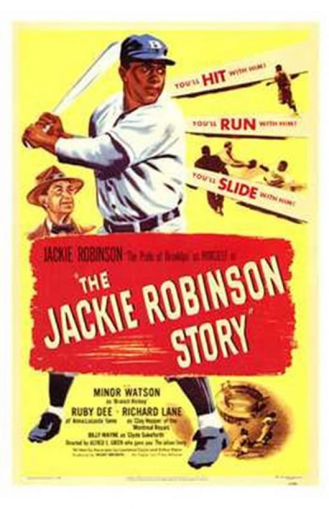 The Jackie Robinson Story Movie Poster 11x17 print