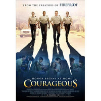 Courageous Movie Poster Print featuring a dramatic design.