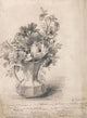 Flowers in a Pitcher Art Print by John Constable, vibrant floral artwork.