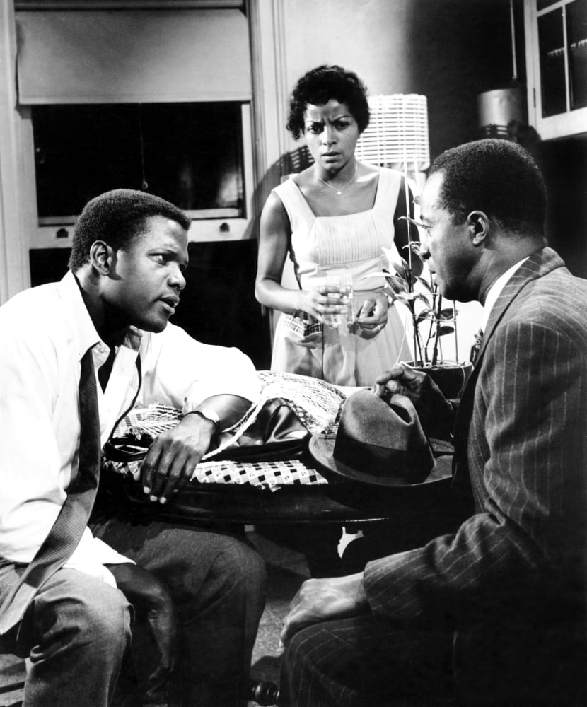 1961 A Raisin In The Sun photo print featuring Sidney Poitier, Ruby Dee, and Louis Gossett Jr.