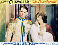 The Love Parade movie masterprint poster featuring Maurice Chevalier and Jeanette Macdonald