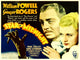 Star of Midnight movie poster print featuring William Powell and Ginger Rogers, 14x11.