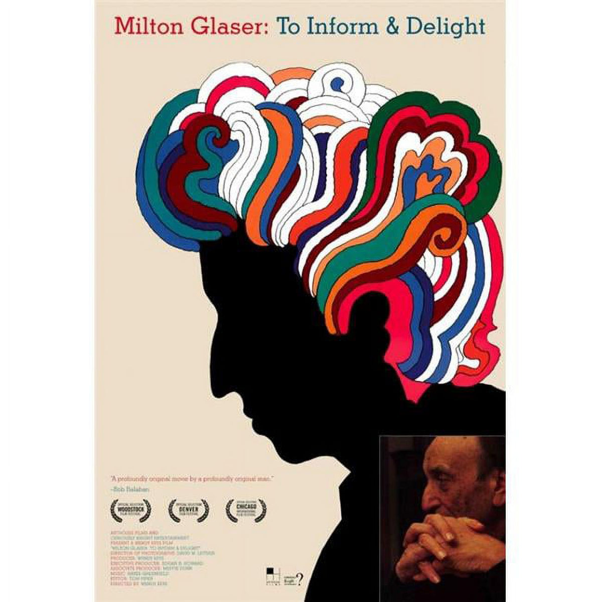 Milton Glaser To Inform and Delight Movie Poster 11x17