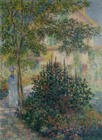 Camille Monet in The Garden at Argenteuil Fine Art Print