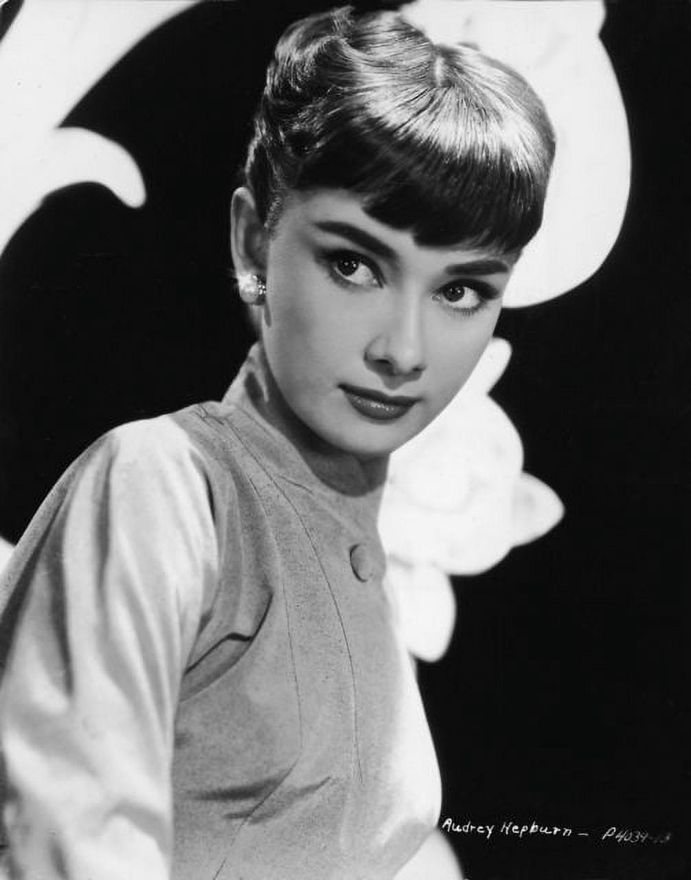 Audrey Hepburn headshot photo print in multiple sizes.