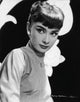 Audrey Hepburn headshot photo print in multiple sizes.