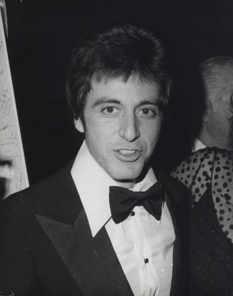 Al Pacino in Black Bowtie Photo Print, classic Hollywood decor