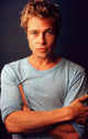 Brad Pitt Arms Grossedd Gray Long Sleeve Photo Print