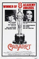 Cabaret movie poster print featuring Liza Minnelli and Joel Grey, 1972.