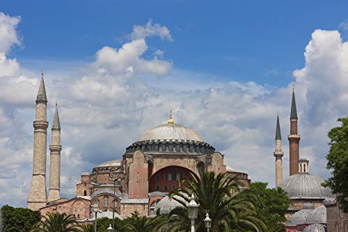 Hagia Sophia Photo Print showcasing the iconic architecture of Istanbul, Turkey.
