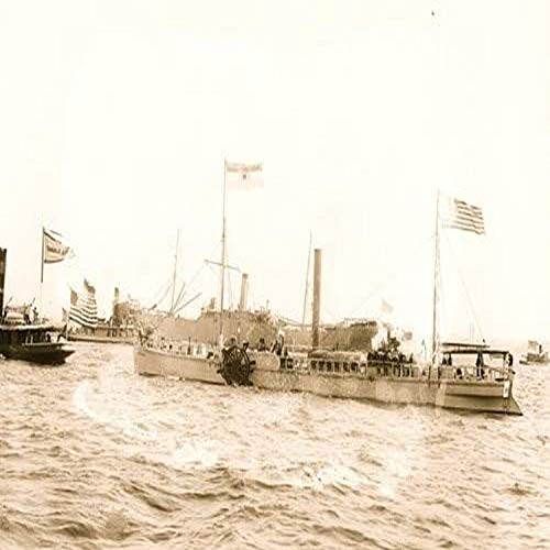 North River Steamboat historical art print featuring the first paddle steamer on the Hudson River