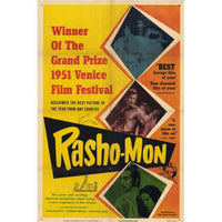 Rashomon Movie Poster Print showcasing classic Japanese cinema art.