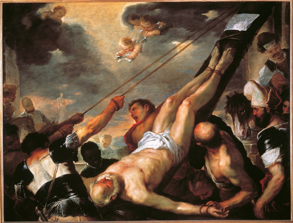Crucifixion of St. Peter Poster Print - 24x18