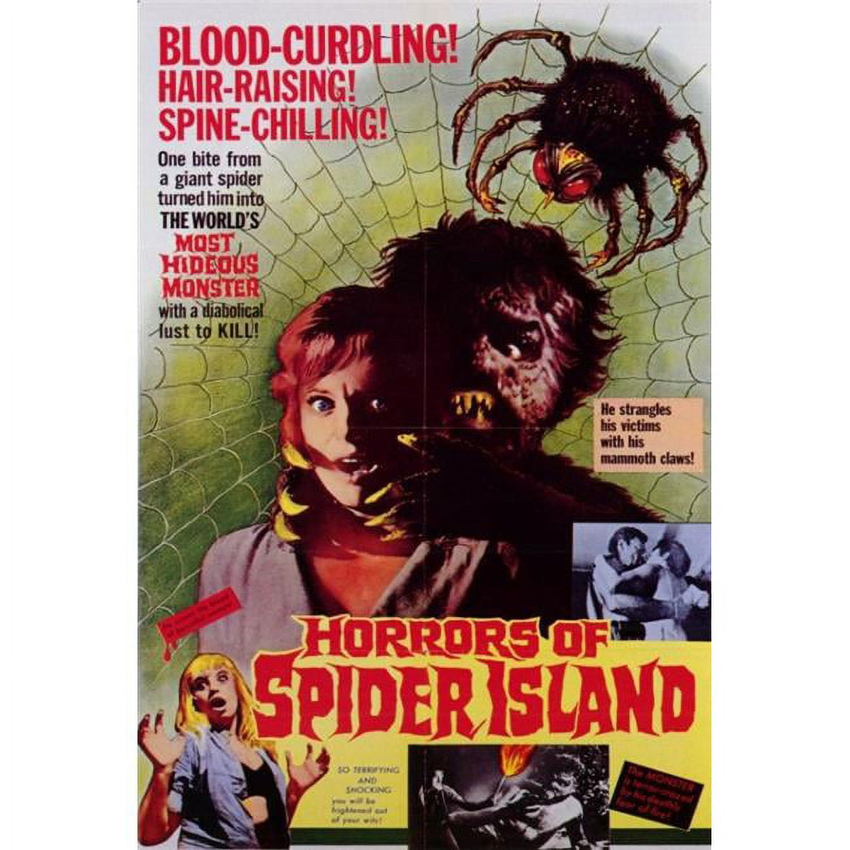 Horrors of Spider Island movie poster print 27x40