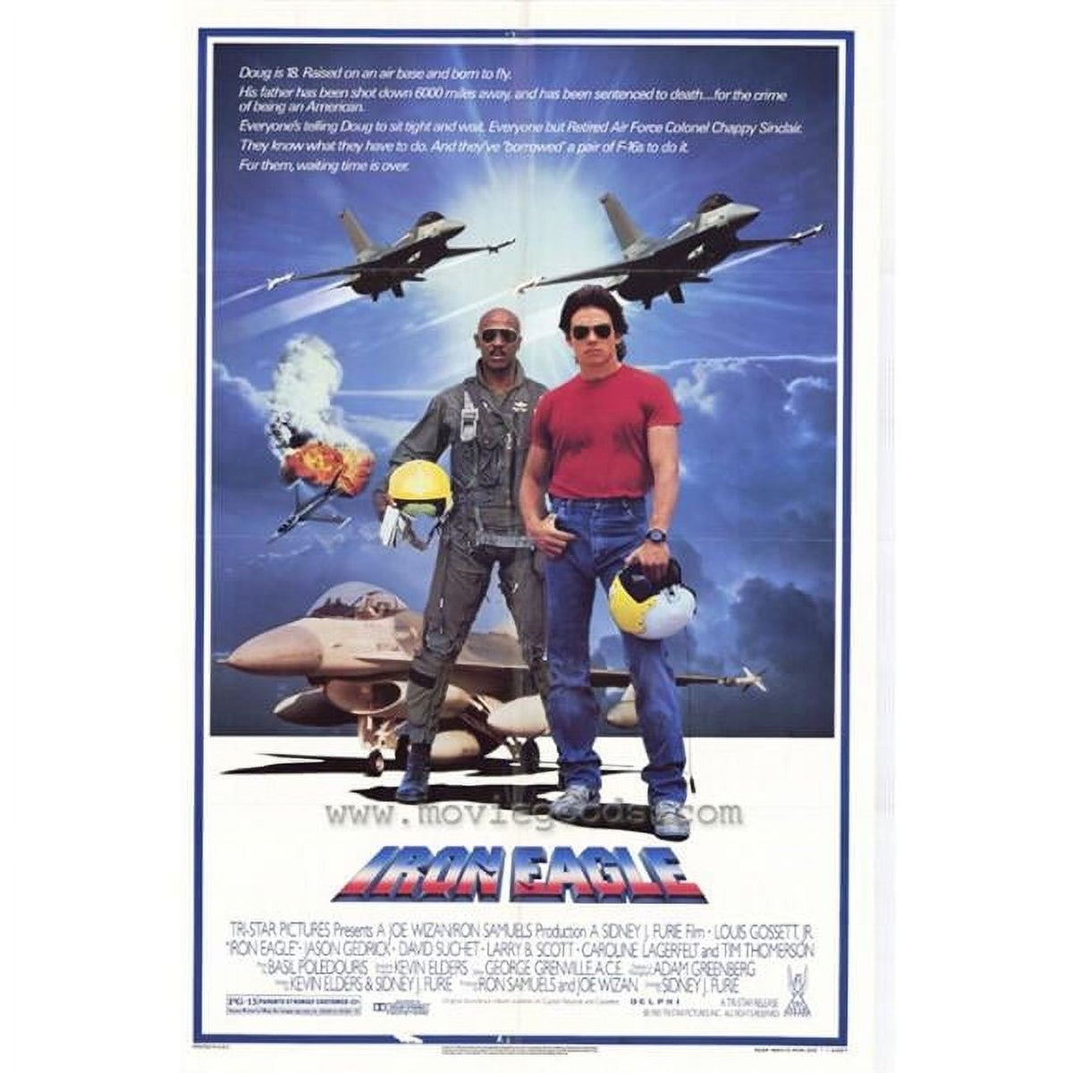 Iron Eagle Movie Poster Print - Classic Action Film Art