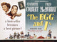 The Egg and I movie poster featuring Claudette Colbert and Fred MacMurray