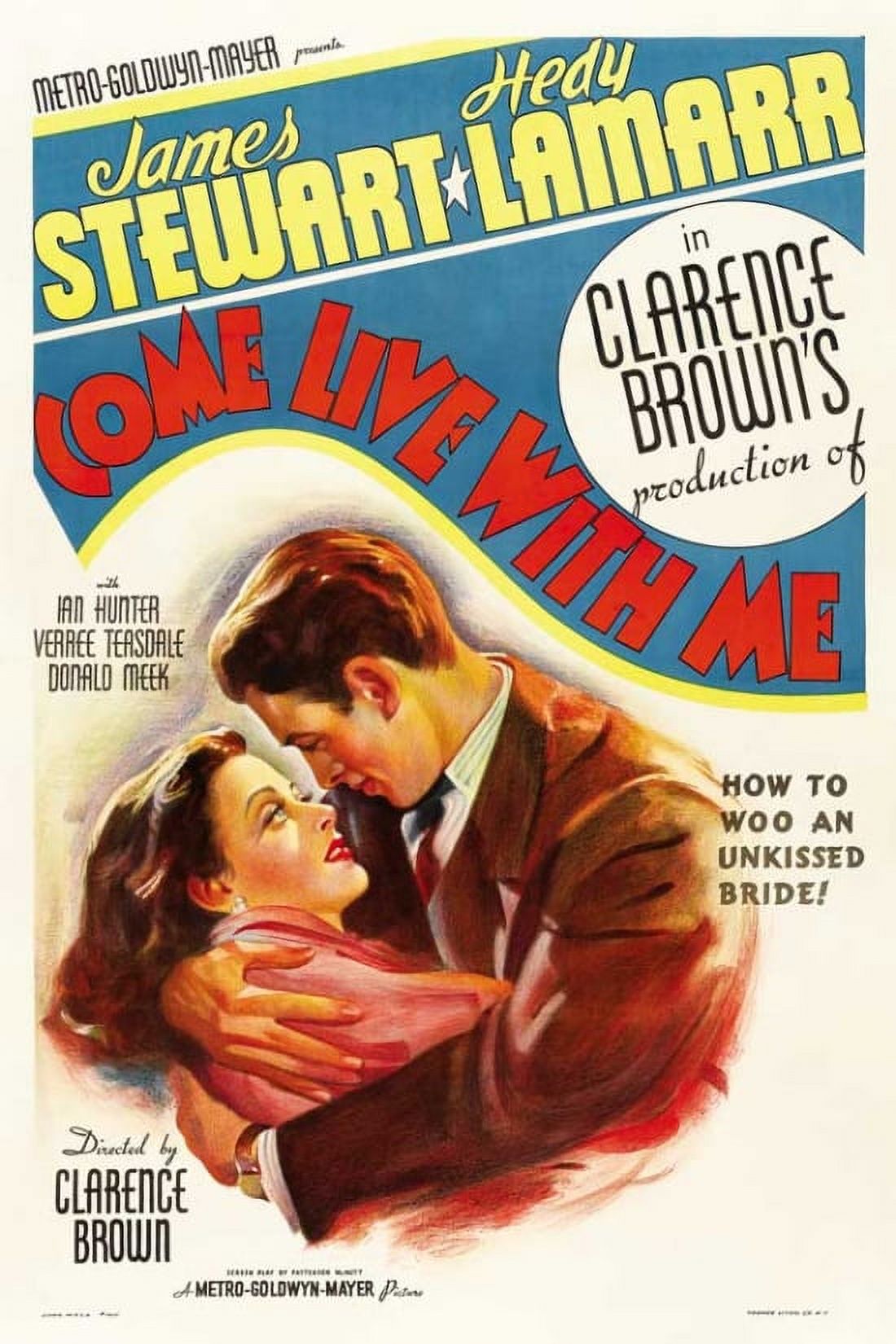 Come Live with Me Movie Poster in 11x17 size