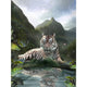 Mystic Tigress Poster Print by Alixandra Mullins featuring a majestic tigress.