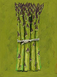 Asparagus Bunch Poster Print by Brian James - Vibrant Home Decor
