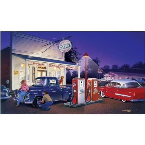 Oscar's General Store Poster Print by Bruce Kaiser - Vintage Americana Decor