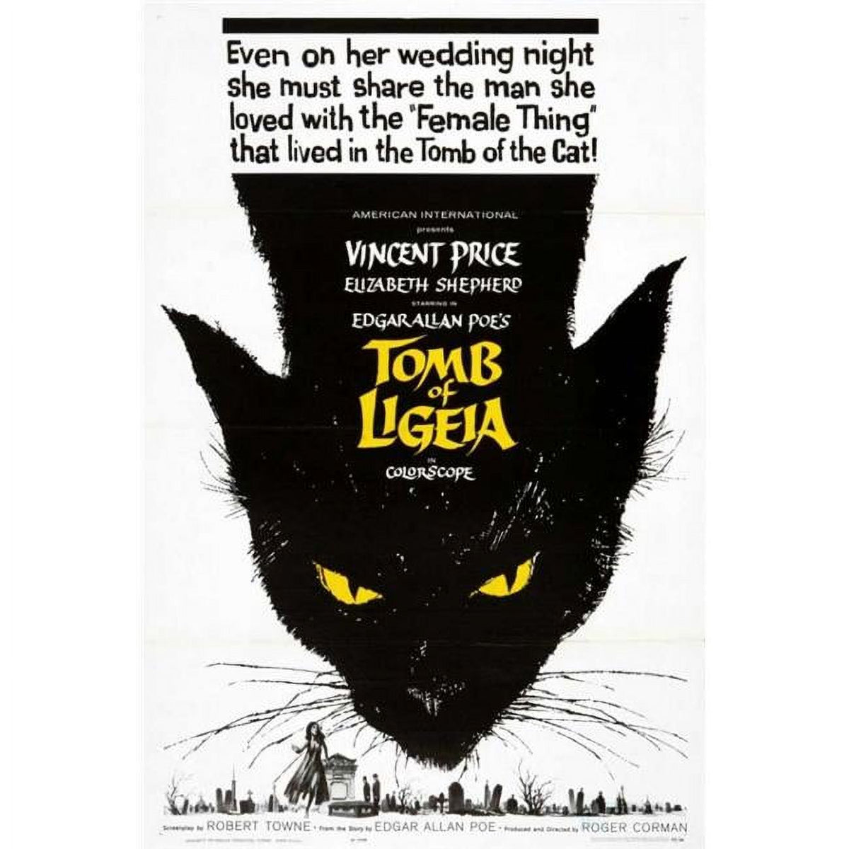 Tomb of Ligeia Movie Poster Print 27x40