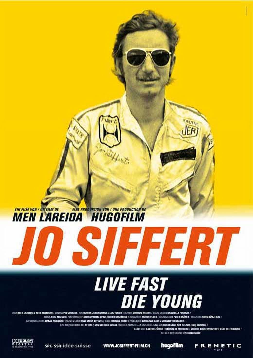 Jo Siffert Live Fast - Die Young Movie Poster 11x17