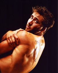 Nicolas Cage Shirtless Looking Over Shoulder Photo Print
