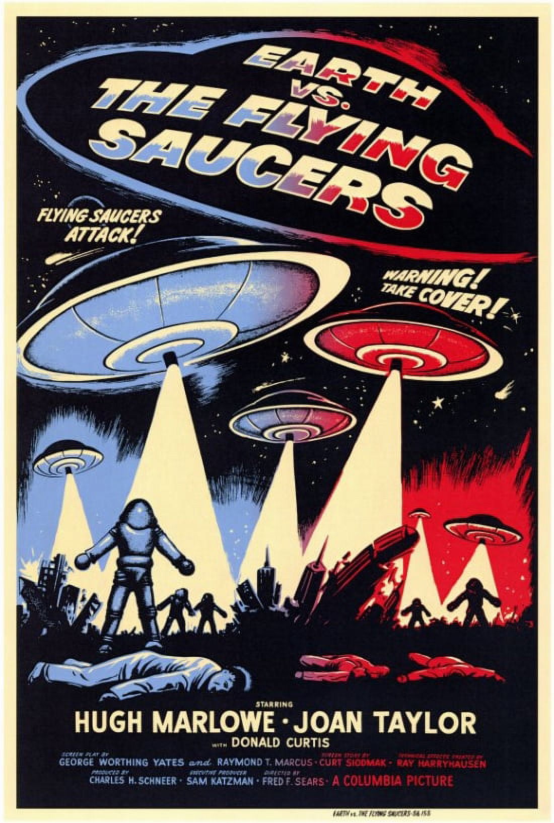 Earth vs. the Flying Saucers movie poster 11x17 print