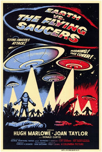 Earth vs. the Flying Saucers movie poster 11x17 print