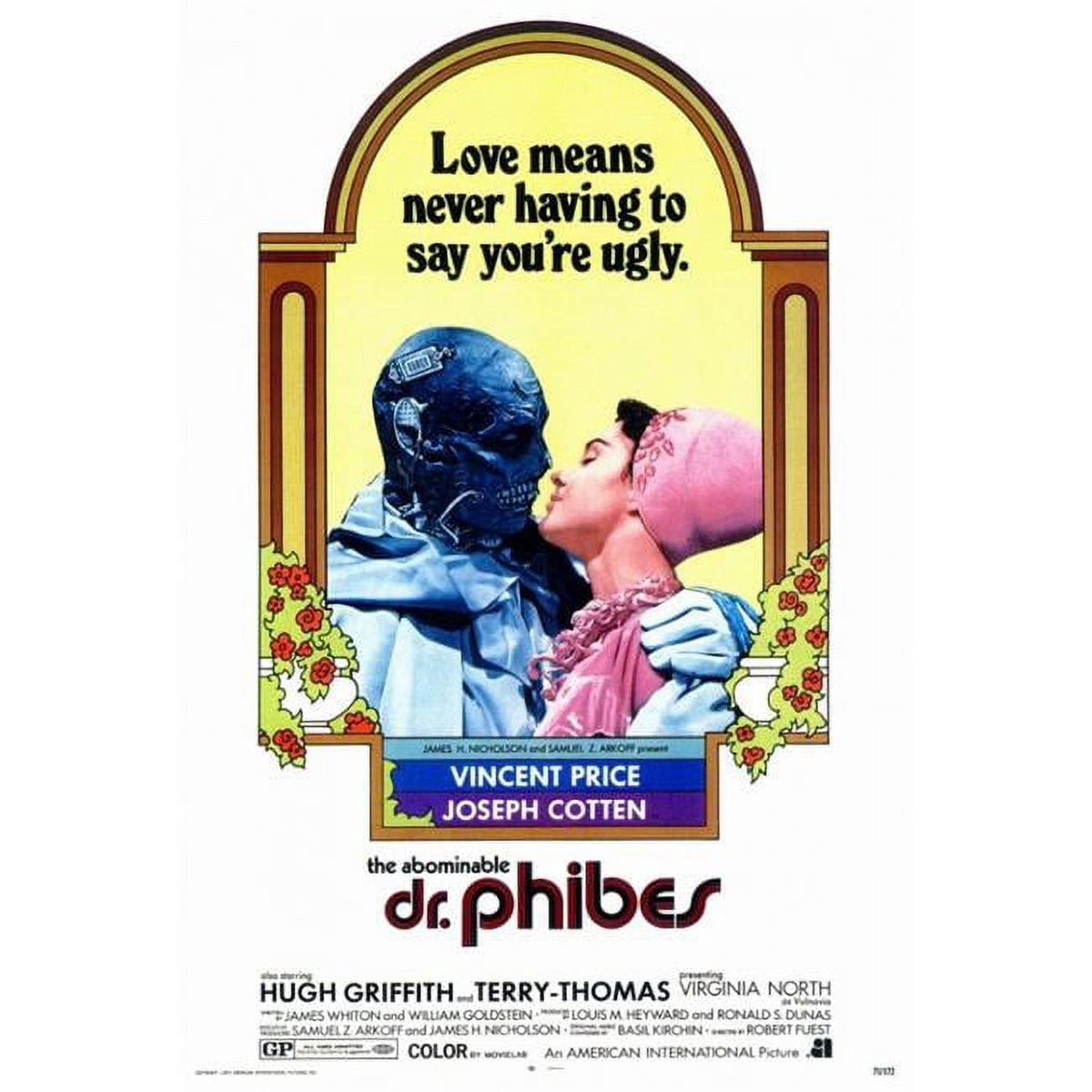 The Abominable Dr. Phibes movie poster print 27x40