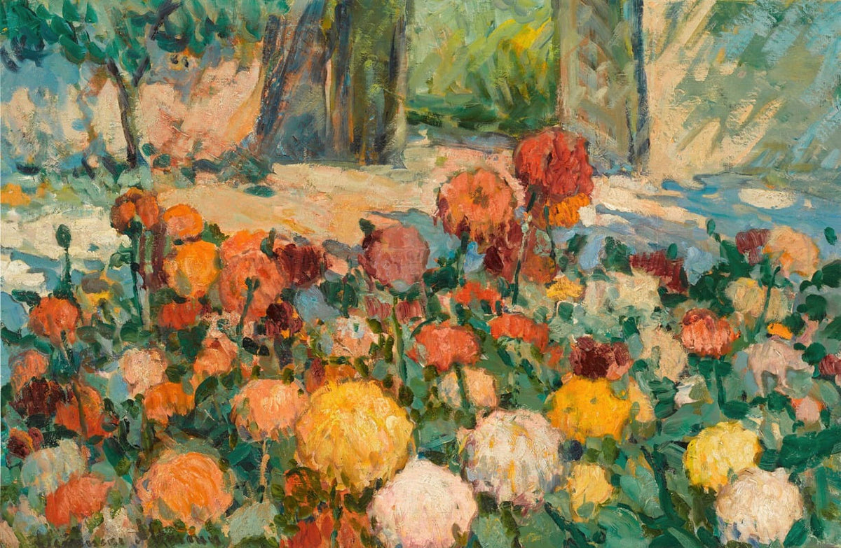 Flowers in a Park Poster Print by Alexander Altmann