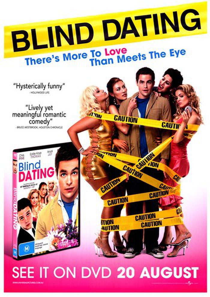 Blind Dating movie poster in 11x17 size featuring romantic comedy theme.