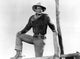 Hondo movie poster print featuring John Wayne from 1954