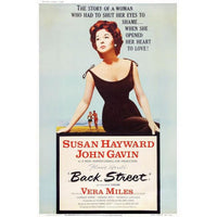 Back Street movie poster print featuring Susan Hayward, 1961