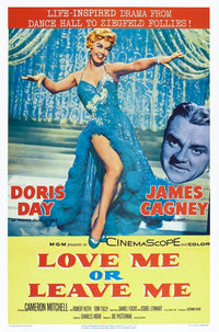 Love Me Or Leave Me movie poster print featuring Doris Day and James Cagney