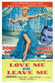 Love Me Or Leave Me movie poster print featuring Doris Day and James Cagney