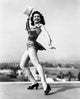 Ann Miller rehearsing atop the Columbia Sound Stages for Reveille With Beverly 1943 photo print