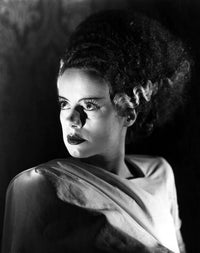 Bride of Frankenstein Photo Print showcasing classic horror art.