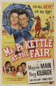 Ma and Pa Kettle at the Fair vintage movie poster 11x17