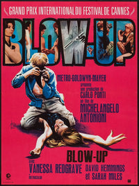 Blow Up Movie Masterprint Poster featuring Vanessa Redgrave and David Hemmings (1966).