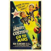 Abbott and Costello Go to Mars vintage movie poster 11x17