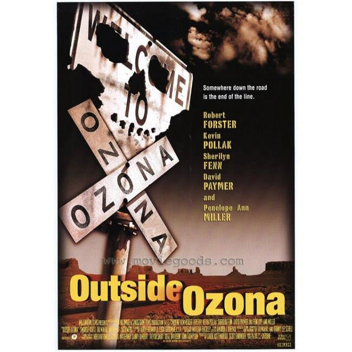 Outside Ozona Movie Poster Print in 27x40 size.