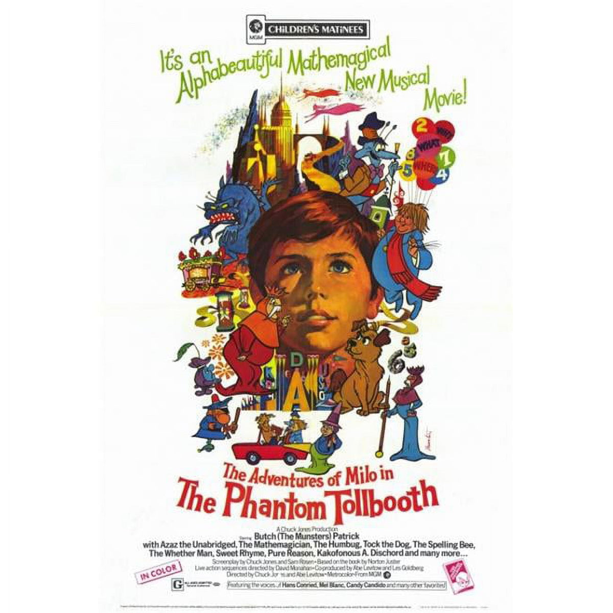 Phantom Tollbooth movie poster print in 27x40 size.