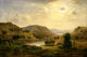 Valley Pasture Art Print by Robert S. Duncanson depicting a serene rural landscape.