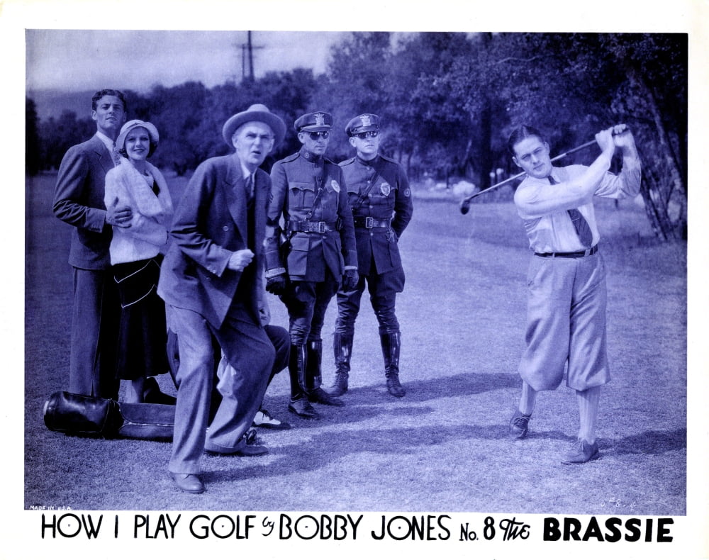 How I Play Golf Movie Poster Masterprint showcasing golf art
